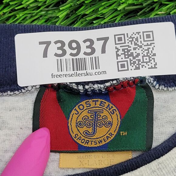 Vintage 90s USN Navy Shirt XL 23x27 Gray Boxy - Picture 6 of 12